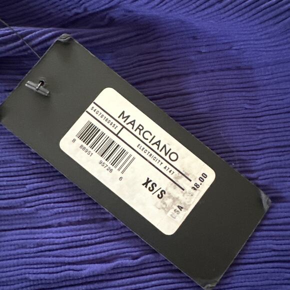 MARCIANO Womens Skirt XS Blue Bandage Pencil Stretch Sexy Evening Office - Picture 2 of 11